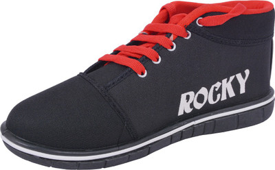 

PU-LAND Canvas Canvas Shoes For Men(Black