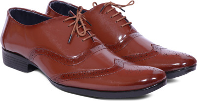 

Beonza Lace Up Shoes For Men(Brown)