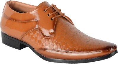 

1AAROW 1AAROW 101 tan EASENCE derby_ Lace Up For Men(Tan