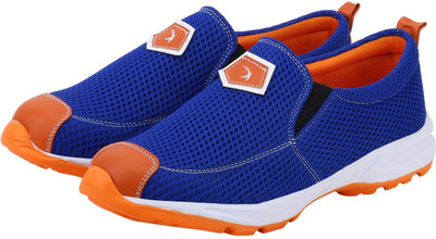 zekonis Loafers For Men(Blue, Orange blue