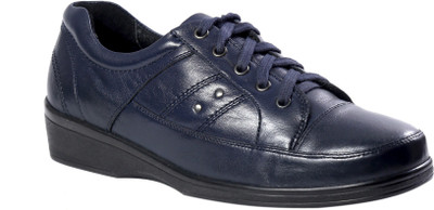 

JK Port Women New Leather Casuals Casuals For Women(Blue