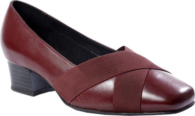 

JK Port Women New Leather Bellies Slip On For Women(Red