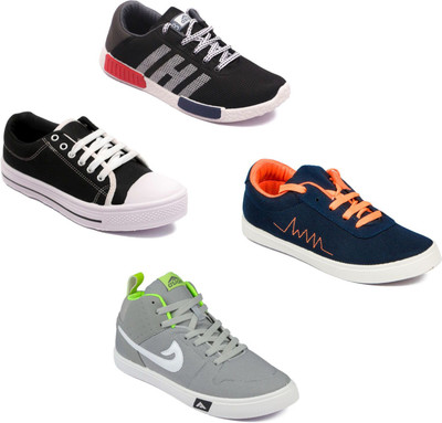 

Asian Men's Combo pack of 4 Casuals For Men(Multicolor