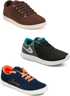 

Asian Men's Combo pack of 3 Casuals For Men(Multicolor