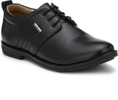 

Fashion Tree Formal Derby Shoes for Men, Black Color with Lace Derby For Men(Black