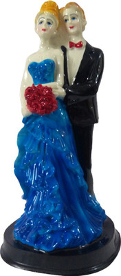 

FABZONE Valentine Romantic Love couple Statue - Handicraft Decorative Home Interior & Table Décor Figurine Gift item Decorative Showpiece - 22 cm(Polyresin, Multicolor)