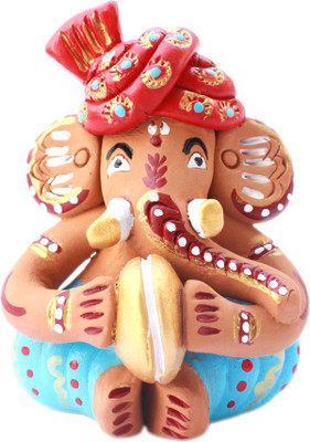 

KALAKSHI KALA-GSS04 Decorative Showpiece - 9 cm(Terracotta, Multicolor)