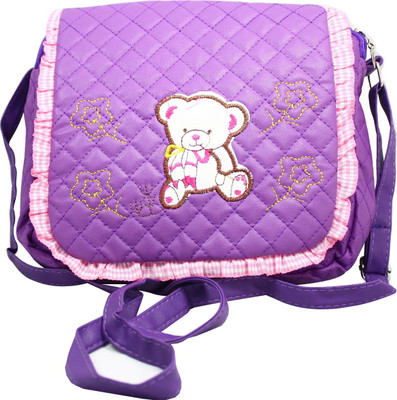

Hydes Girls Casual Purple Leatherette Sling Bag