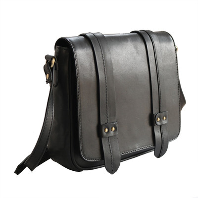 

Gripp Women Formal Black Genuine Leather Sling Bag