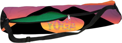 

Orgner Poly Canvas Printed yoga mat Covers. Design : Yoga Love Symbol Multipurpose Bag(Multicolor, 20 L)