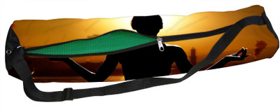 

Orgner Poly Canvas Printed yoga mat Covers. Design : Sunset Yoga Graphic Multipurpose Bag(Multicolor, 20 L)