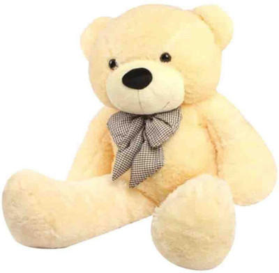 

fizznfusion 5 ft cream teddy bear - 150 cm(Cream)