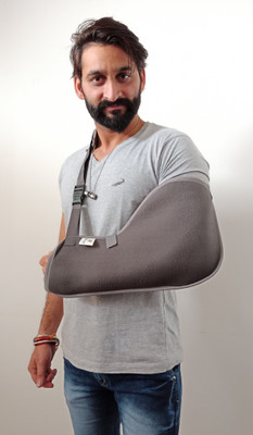 

RELAX-ON Arm Sling Baggy/Arm's Pouch Hand Support (XL, Grey)