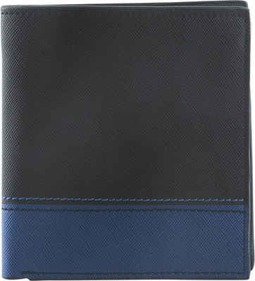 

Aveiro Men Black, Blue Artificial Leather Wallet(5 Card Slots)