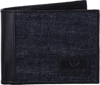 

Walrus Men Black Genuine Leather Wallet(6 Card Slots)