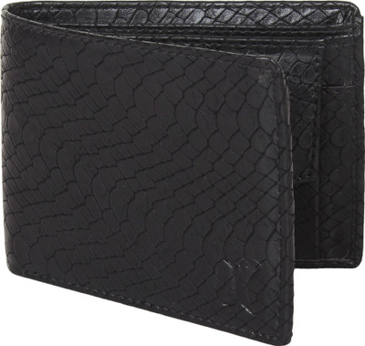 

CREATURE Men Black Artificial Leather Wallet(4 Card Slots)