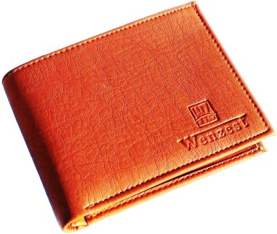 WENZEST Men Tan Artificial Leather Wallet(7 Card Slots)