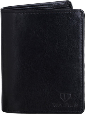 

Walrus Men Black Genuine Leather Wallet(8 Card Slots)