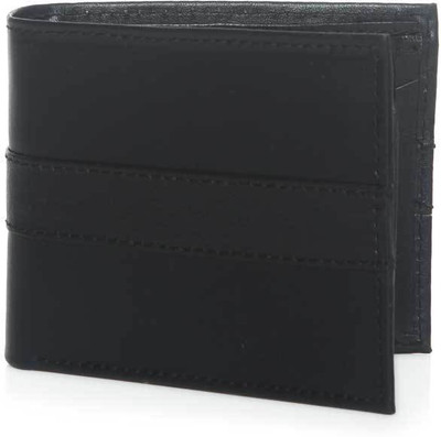

Satya Paul Men Black Genuine Leather Wallet(3 Card Slots)