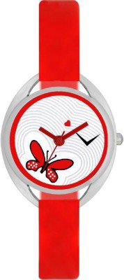 piu collection PC _RED_ Valentime Beautiful Butterfly Watch Watch  - For Girls   Watches  (piu collection)
