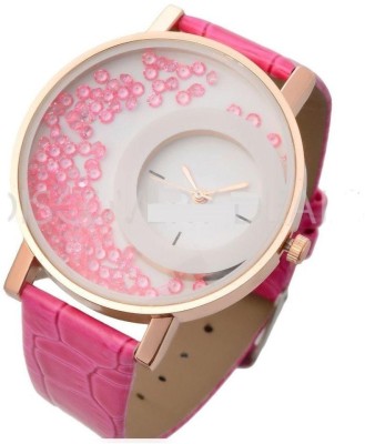 klassy collection pink classic fancy studded Watch  - For Girls   Watches  (Klassy Collection)