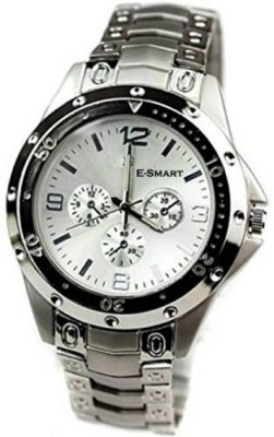 E-Smart SELIVAR114 Black Gens Leather Analog Watch For Men & Boys Watch  - For Men   Watches  (E-Smart)