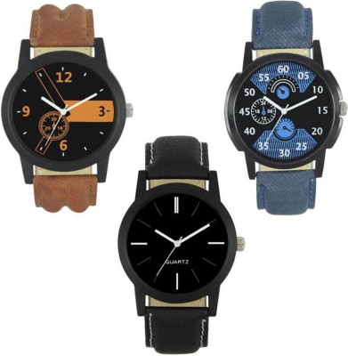Foxter Attractive Stylish Set of 3 Combo Watch  - For Men   Watches  (Foxter)