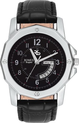 ROMEX DD-40BLK NEW BLACK DAY AND DATE Watch  - For Boys   Watches  (Romex)