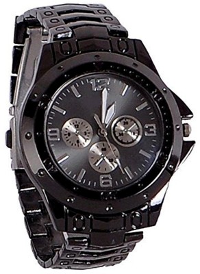 Greenleaf Rosra Black analouge Stainless steel Watch  - For Men   Watches  (Greenleaf)