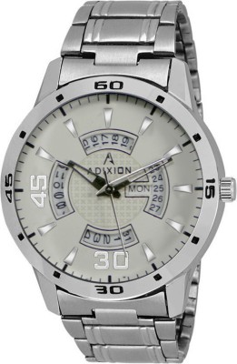 ADIXION 9519SMDT2 New Stainless Steel Day & Date Series Youth Wrist Watch Watch  - For Men   Watches  (Adixion)