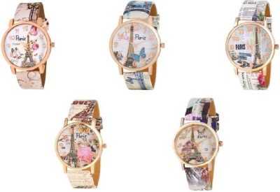 RJL Analogue Round Dial Stylish Fancy Watch paris 5 watch jk93 Watch  - For Girls   Watches  (RJL)