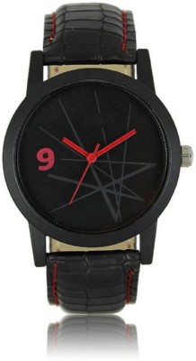 E-Smart Black008 Black Gens Leather Analog Watch For Men & Boys Watch  - For Men   Watches  (E-Smart)