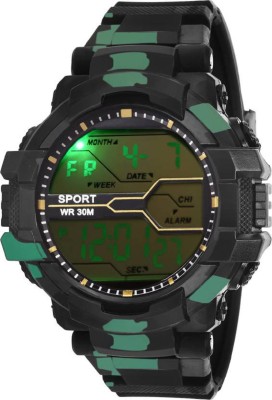 GLOSBY Digital Branded Sports With Light Latest Model MJHKHGD 2395 Watch  - For Boys   Watches  (GLOSBY)