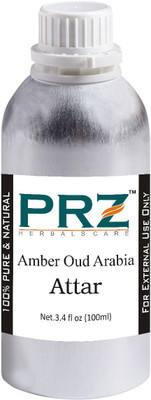 

PRZ Amber Oud Arabian Attar For Unisex (100 ML) - Pure Natural Premium Quality Perfume (Non-Alcoholic) Floral Attar(Floral)