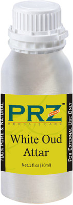 

PRZ White Oud Attar For Unisex (30 ML) - Pure Natural Premium Quality Perfume (Non-Alcoholic) Floral Attar(Floral)