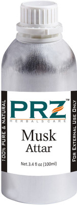 

PRZ Musk Attar For Unisex (100 ML) - Pure Natural Premium Quality Perfume (Non-Alcoholic) Floral Attar(Floral)