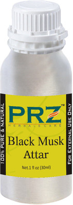 

PRZ Black Musk Attar For Unisex (30 ML) - Pure Natural Premium Quality Perfume (Non-Alcoholic) Floral Attar(Musk)