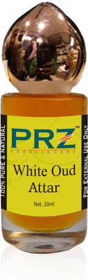

PRZ White Oud Attar Roll-on For Unisex (10 ML) - Pure Natural Premium Quality Perfume (Non-Alcoholic) Floral Attar(Floral)