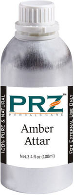 

PRZ Amber Attar For Unisex (100 ML) - Pure Natural Premium Quality Perfume (Non-Alcoholic) Floral Attar(Amber)
