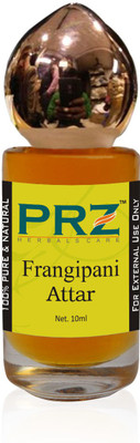 

PRZ Frangipani Attar Roll-on For Unisex (10 ML) - Pure Natural Premium Quality Perfume (Non-Alcoholic) Floral Attar(Floral)
