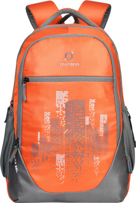 

Murano Era Backpack With 3 Compartment Durable 30 L Backpack(Orange)