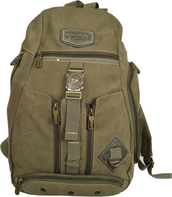 

Eurostyle Canvas Series 3.19 L Free Size Backpack(Khaki), 12003