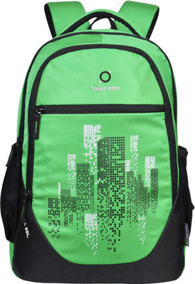 

Murano Era Backpack With 3 Compartment School /College Backpack 30 L Backpack(Green)