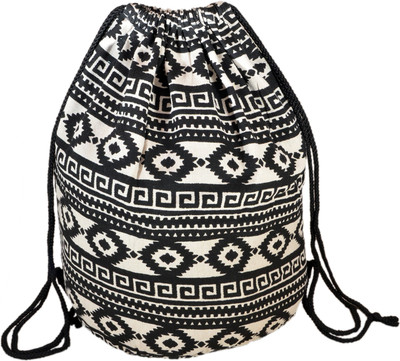 

Instabuyz Sports Backpack / Drawstring Backpack / Stylish Multipurpose Fabric Gym Bags / Teen Yoga Dance Bag / Lightweight Gym Back Bag for Cycling / Hiking / College / Gymback Travel Daypack 3 L Backpack(Multicolor), White & black