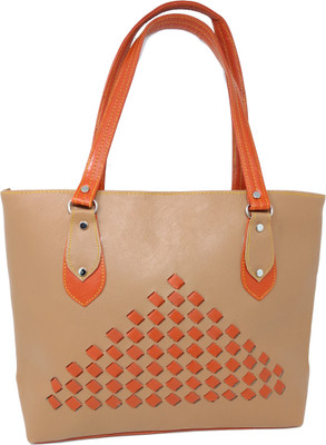 

SM Shopper Women Casual, Formal, Evening/Party Leatherette Bag/traingle-Orange-Brown Shoulder Bag(Brown, 5 L)