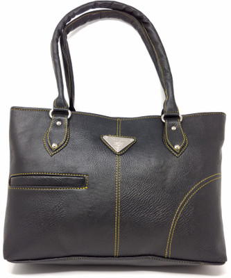 

SM Shopper Women Casual, Formal, Evening/Party Leatherette Bag/Front-Pocket-Black Shoulder Bag(Black, 5 L)