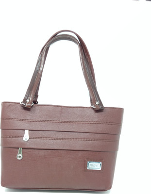 

SM Shopper Women Casual, Formal, Evening/Party Leatherette Bag/Front2Chain-Maroon` Shoulder Bag(Brown, 5 L)