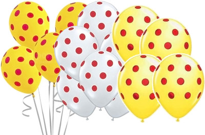 

EVA Printed 0206 Balloon(White, Yellow, Pack of 30)