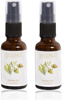 

Nature's Absolutes Jojoba Oil (30ml x 2) Combo Pack of 2 Pcs ,100% Pure Organic, Premium Oil(60 ml)