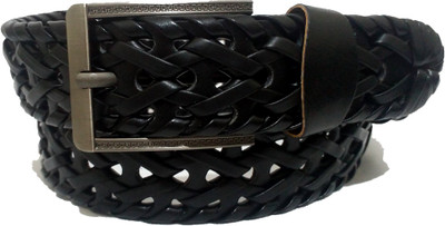 

Pegaso Men & Women Casual, Formal Black Genuine Leather Belt